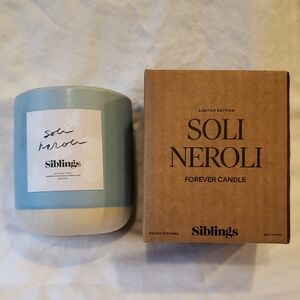 Soli Neroli Forever Candle included vessel and pre-poured wick and wax
